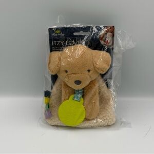 New Itzy Ritzy Trevor the Puppy Itzy Friends Lovey Plush and Teether Toy